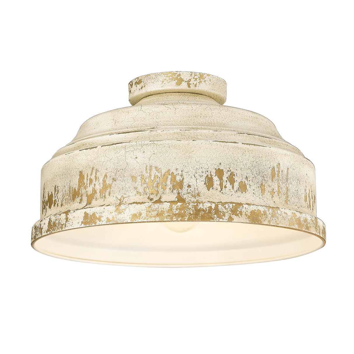 Keating Flush Mount in Antique Ivory