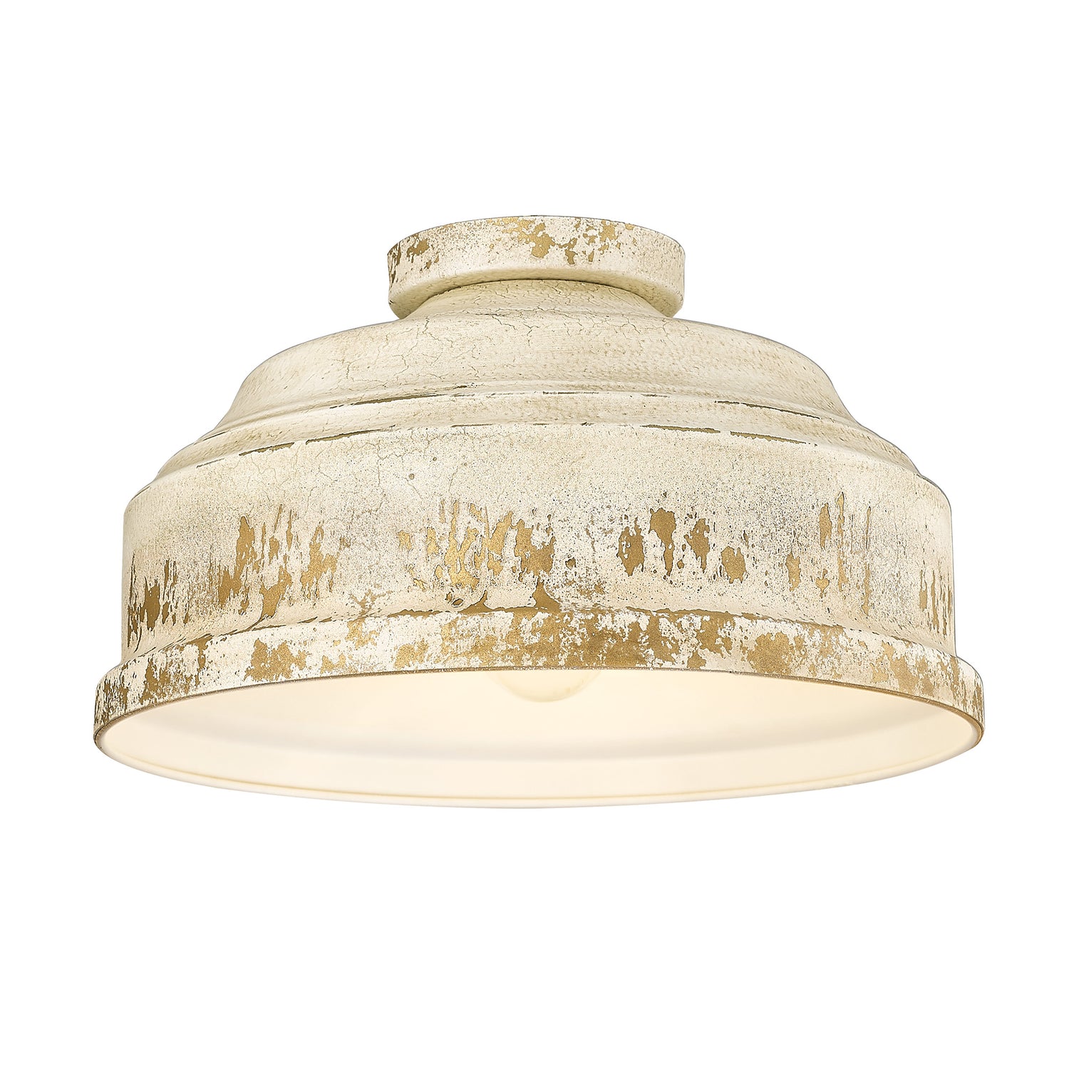 Keating Flush Mount in Antique Ivory