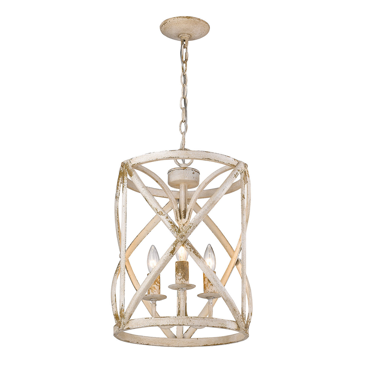 Alcott 3-Light Pendant in Antique Ivory