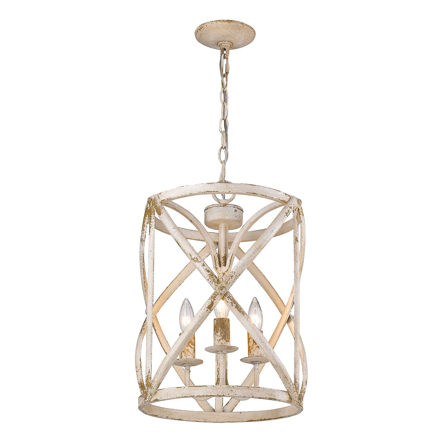 Alcott 3-Light Pendant in Antique Ivory