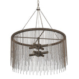 Cleo 8 Light Pendant in Rubbed Bronze