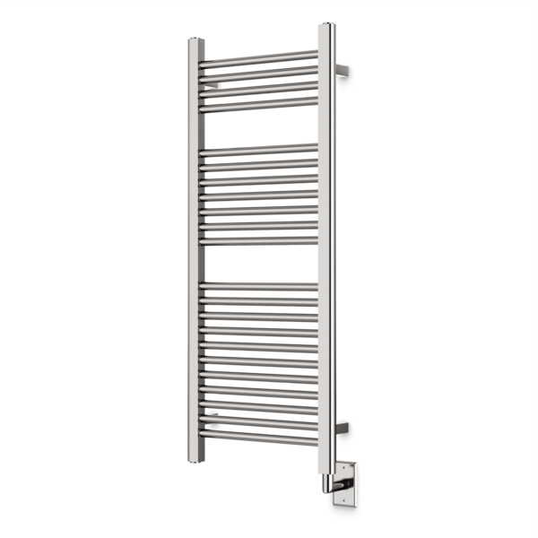 Artos Denby 44" x 18" Hardwired Heated Towel Rail Brushed Nickel – M11145W-BN