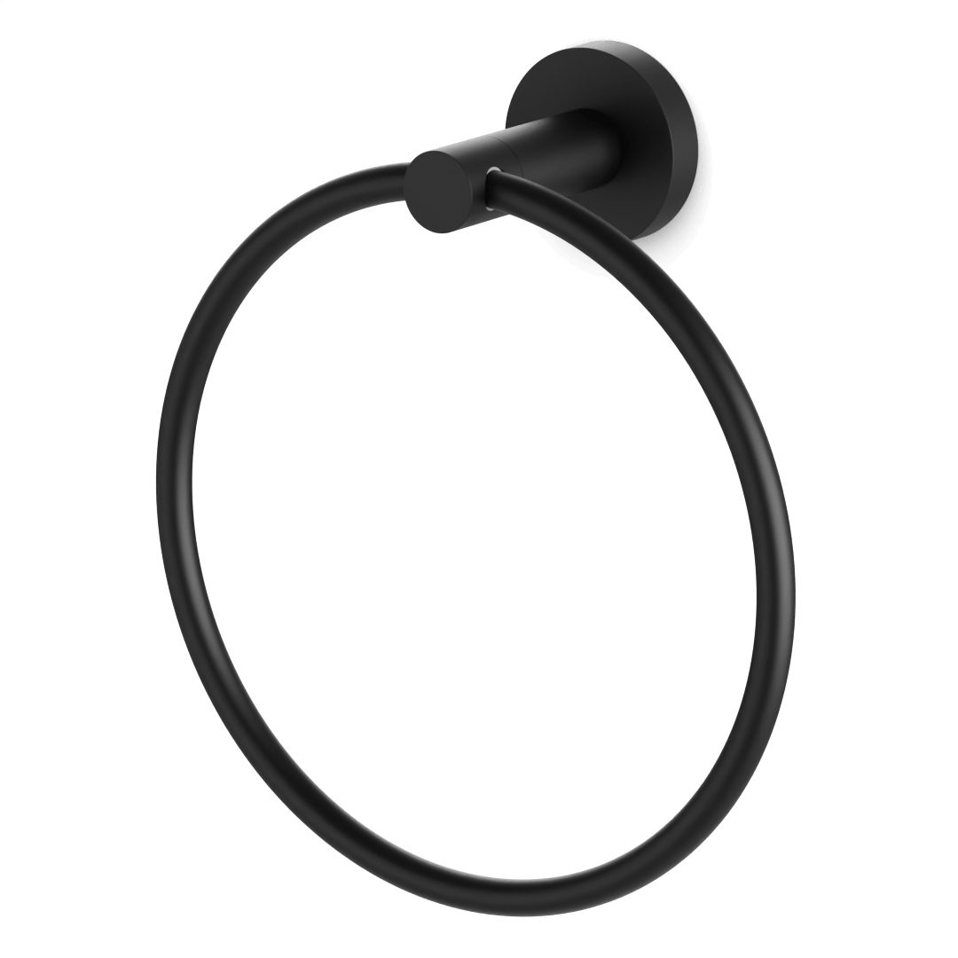Artos Opera Towel Ring Matte Black – TA445BK