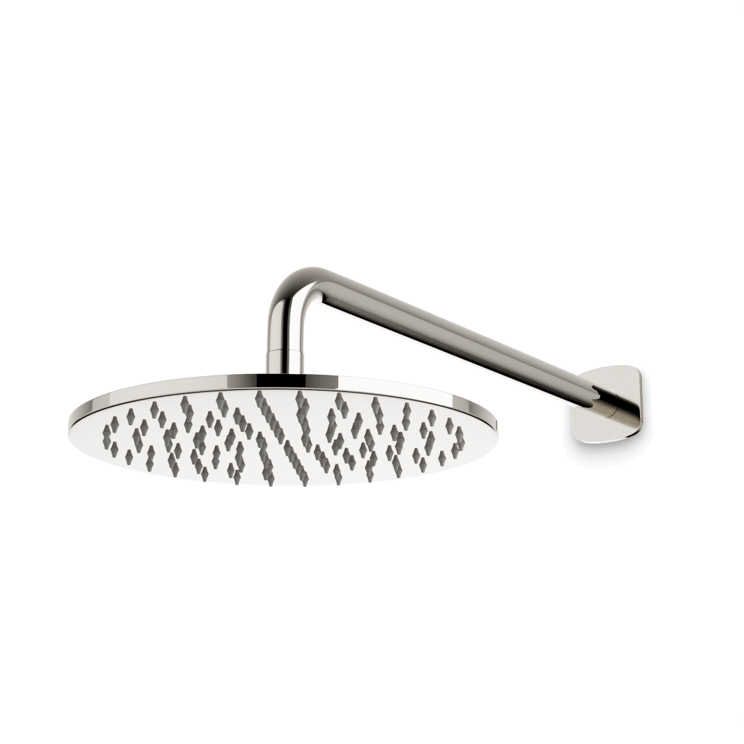 Artos Harmony 10" Rain Shower Head on Wall Mount Arm Polished Nickel – F924W10PN