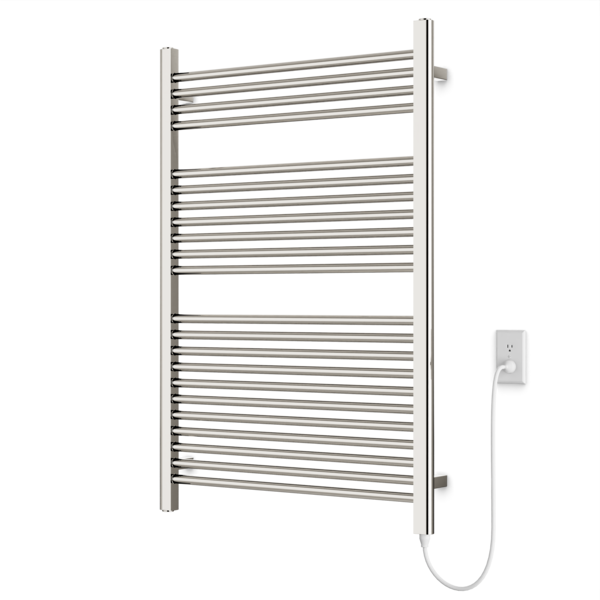 Artos Denby 44" x 30" Plug-In Heated Towel Rail Polished Nickel – M11175P-PN