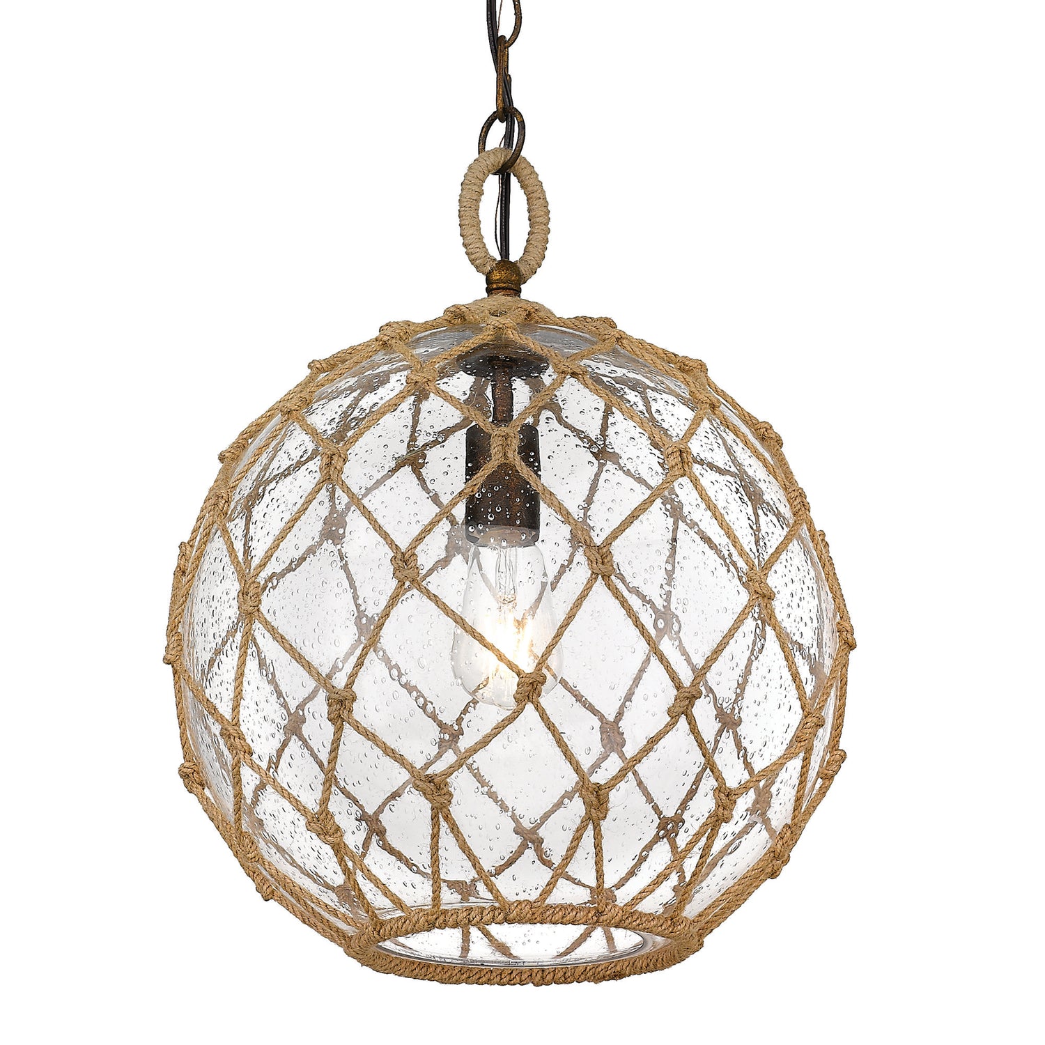 Haddoc Medium Pendant in Burnished Chestnut
