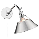 Orwell CH Articulating 1 Light Wall Sconce with Pewter Shade