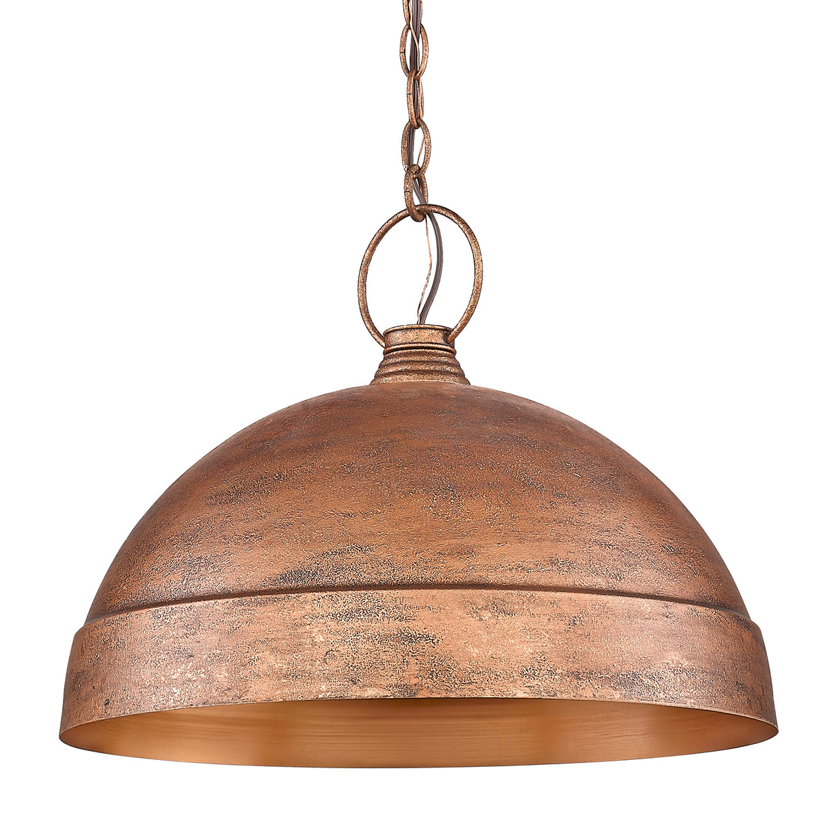 Lincoln Large Pendant in Vintage Copper