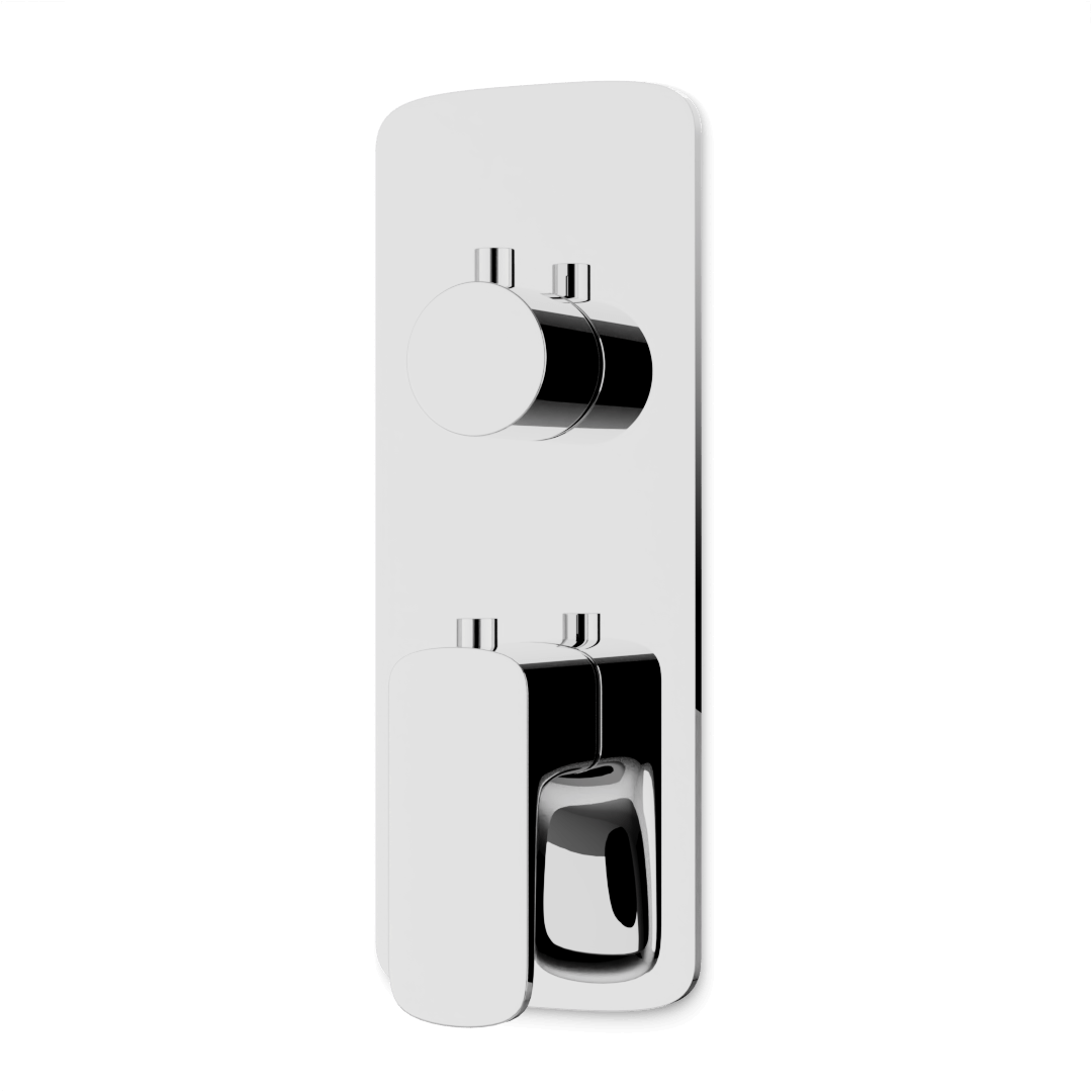 Artos Harmony Thermostat with 3-Way Diverter & Off Position Trim Kit Chrome – F903B-64TKCH