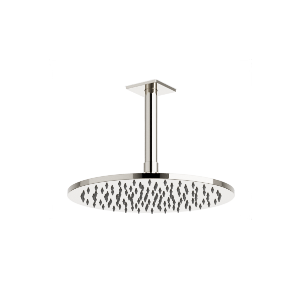 Artos Otella 10" Rain Shower Head on Ceiling Mount Arm Polished Nickel – F907-71PN