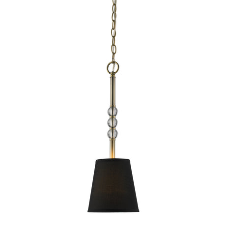 Waverly 1 Light Wall Sconce in Aged Brass with Tuxedo Shade