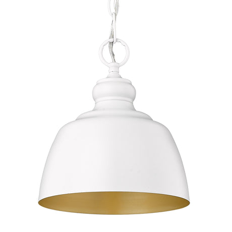 Holmes WHT Mini Pendant in Matte White