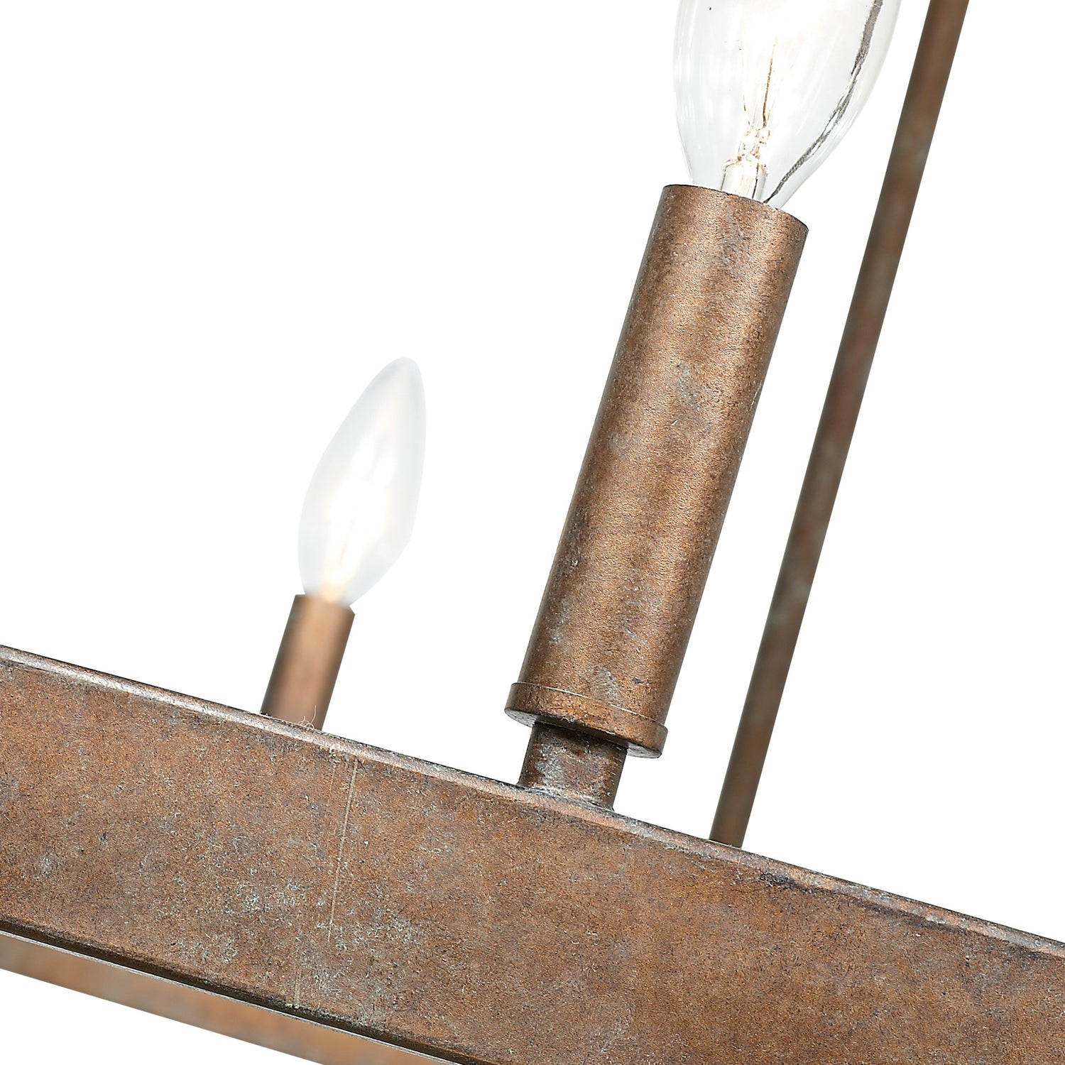 Carraway 9 Light Chandelier in Copper Patina