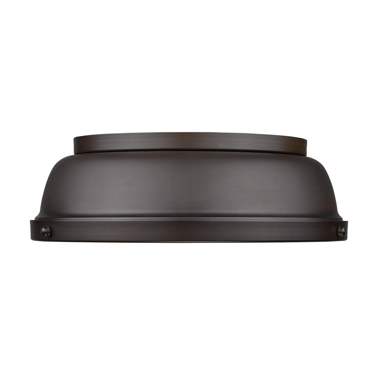 Duncan 14" Flush Mount in Rubbed Bronze with a Rubbed Bronze Shade