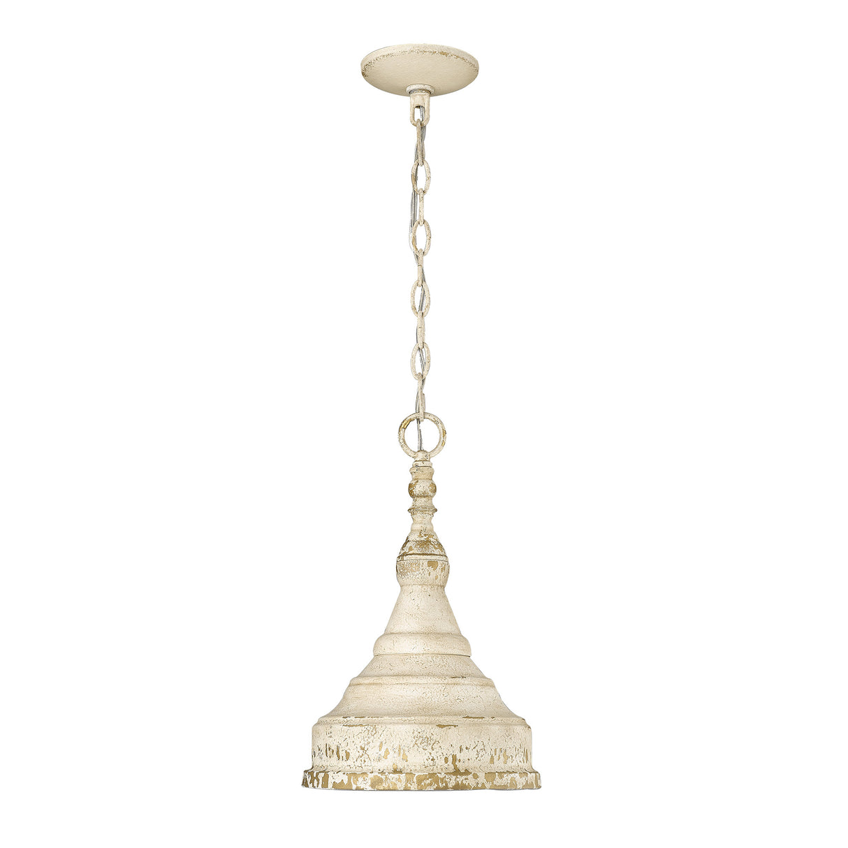 Keating 1-Light Pendant in Antique Ivory
