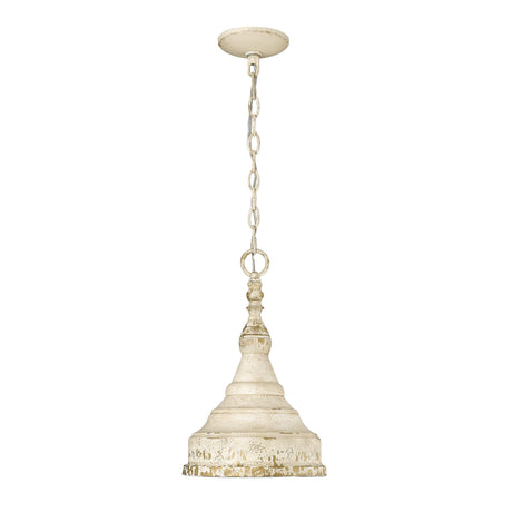 Keating 1-Light Pendant in Antique Ivory