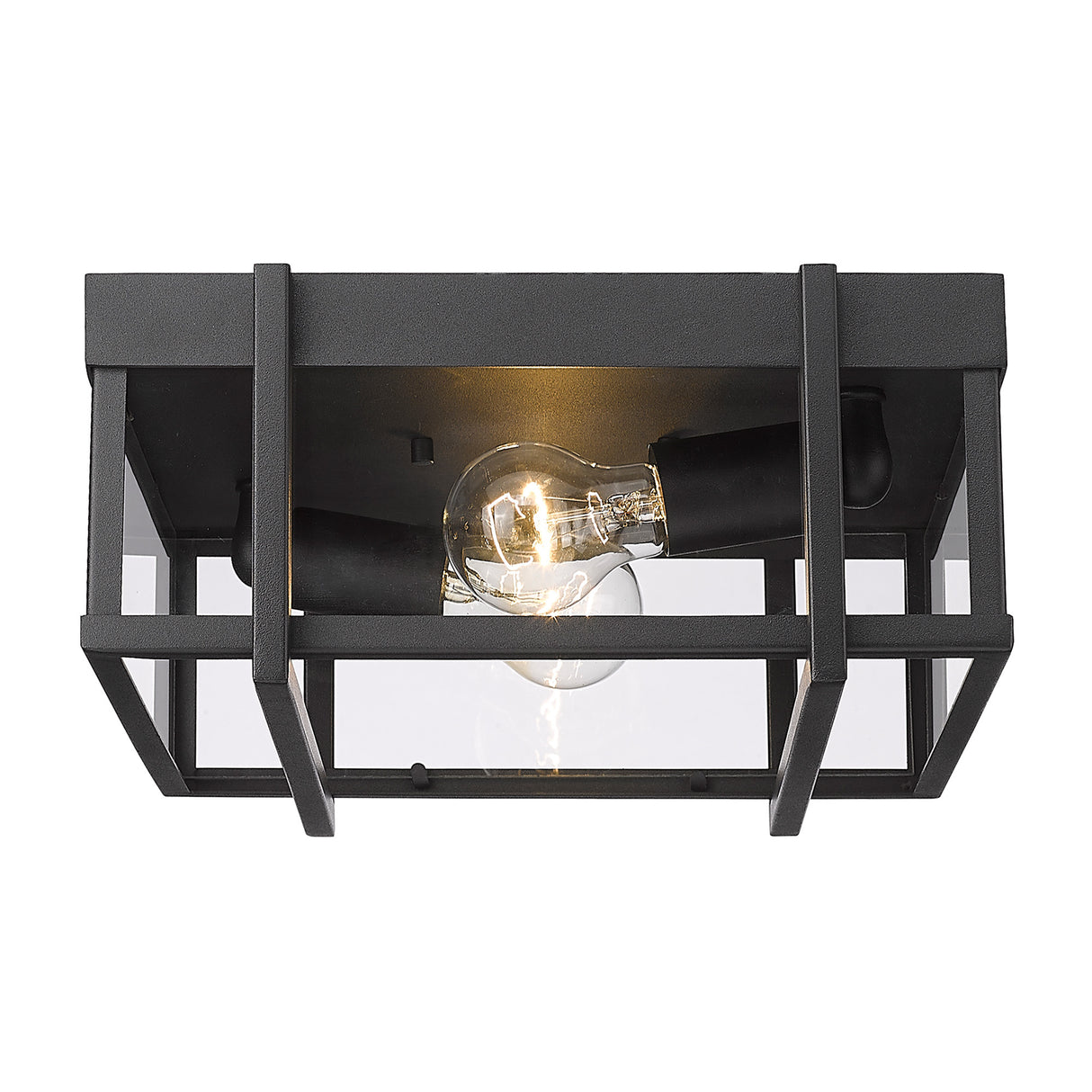 Tribeca Outdoor Flush Mount in Natural Black