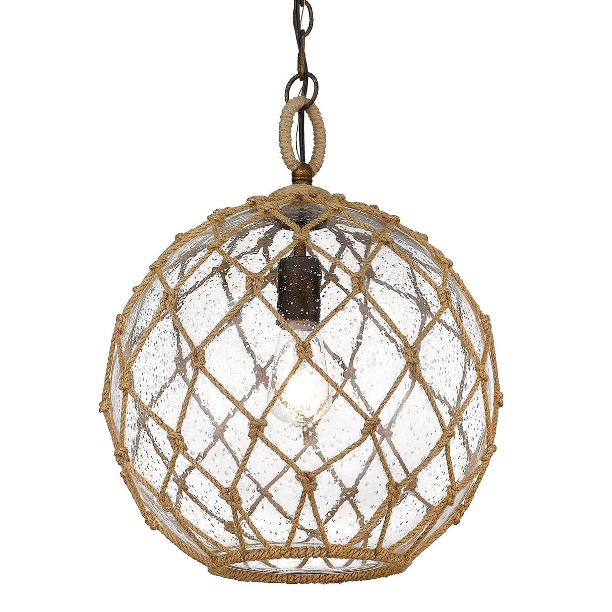 Haddoc Medium Pendant in Burnished Chestnut