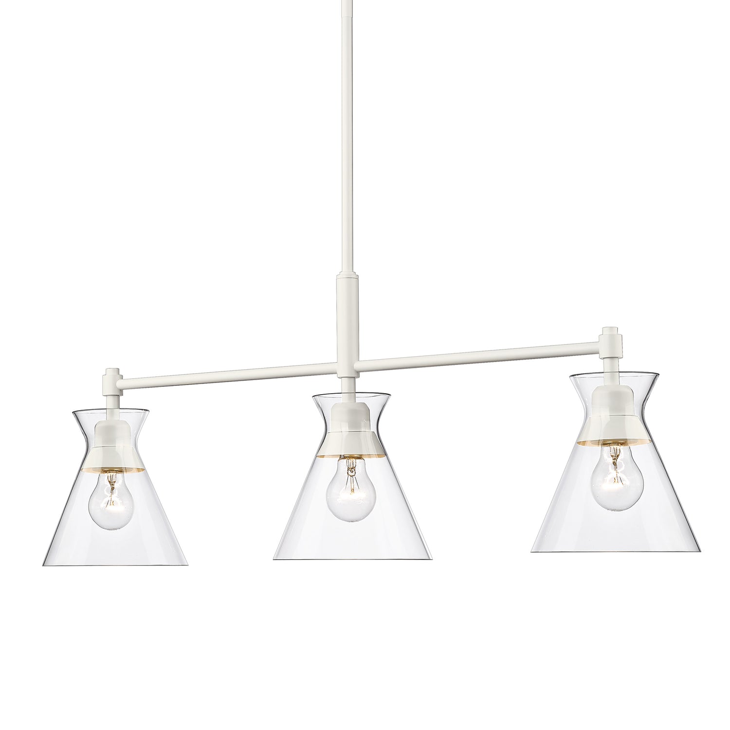 Malta WHT Matte White Linear Pendant