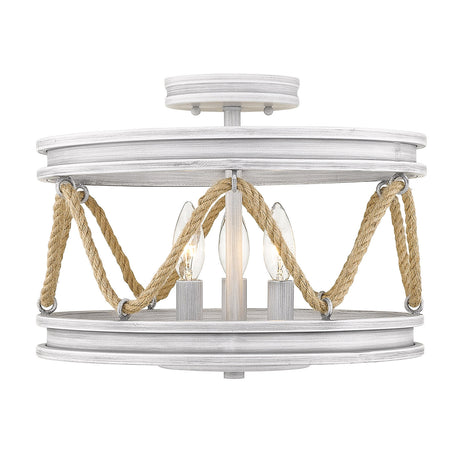 Chatham Semi-Flush in Gray Driftwood