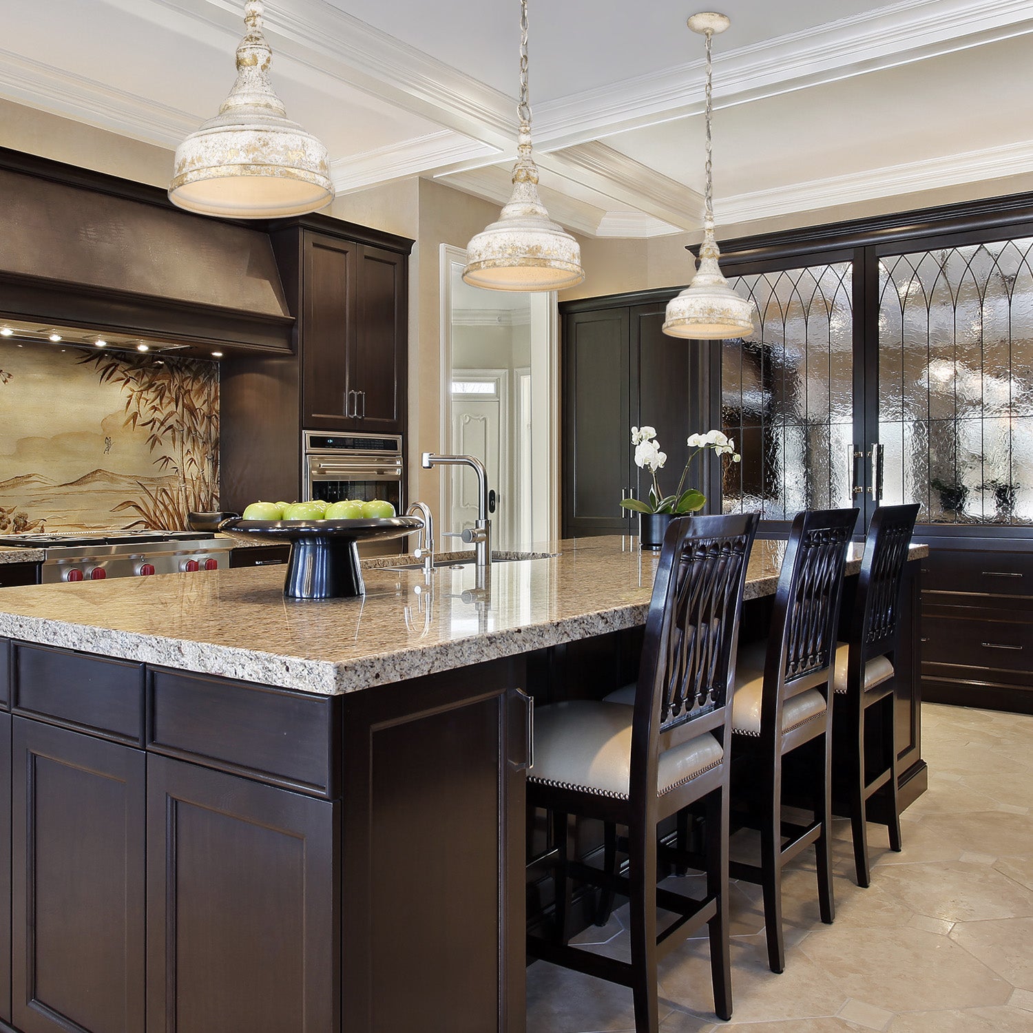 Keating 1-Light Pendant in Antique Ivory