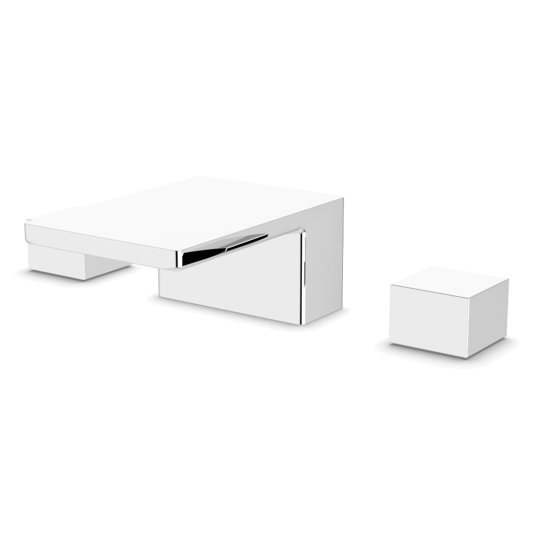 Artos Edge 3-Hole Deck Mount Waterfall Tub Filler Chrome – F402-5CH