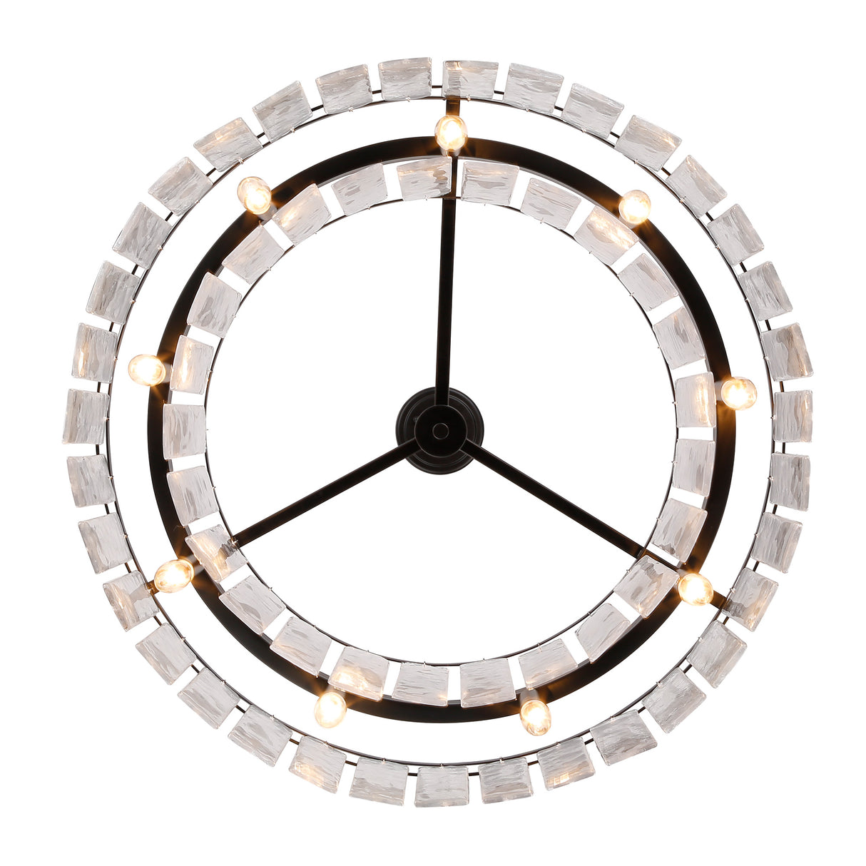 Ciara BLK Matte Black 9 Light Chandelier