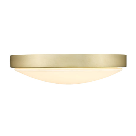 Gabi 13" Flush Mount in Brushed Champagne Bronze with Opal Glass