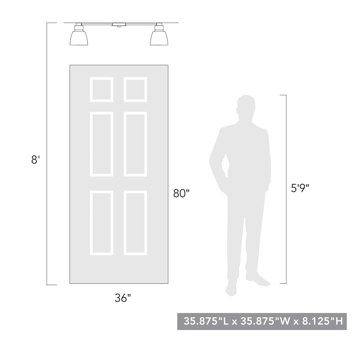 Remy 4 Light Flush Mount in Matte Black with Clear Glass Shade