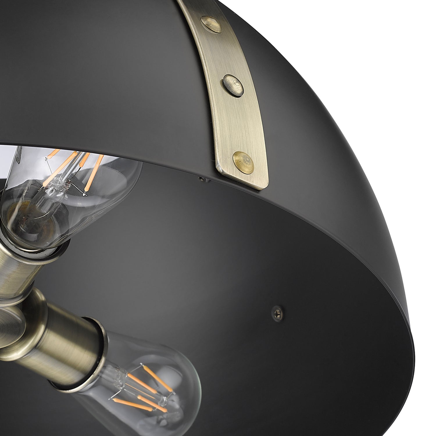 Aldrich AB 8 Light Pendant in Aged Brass