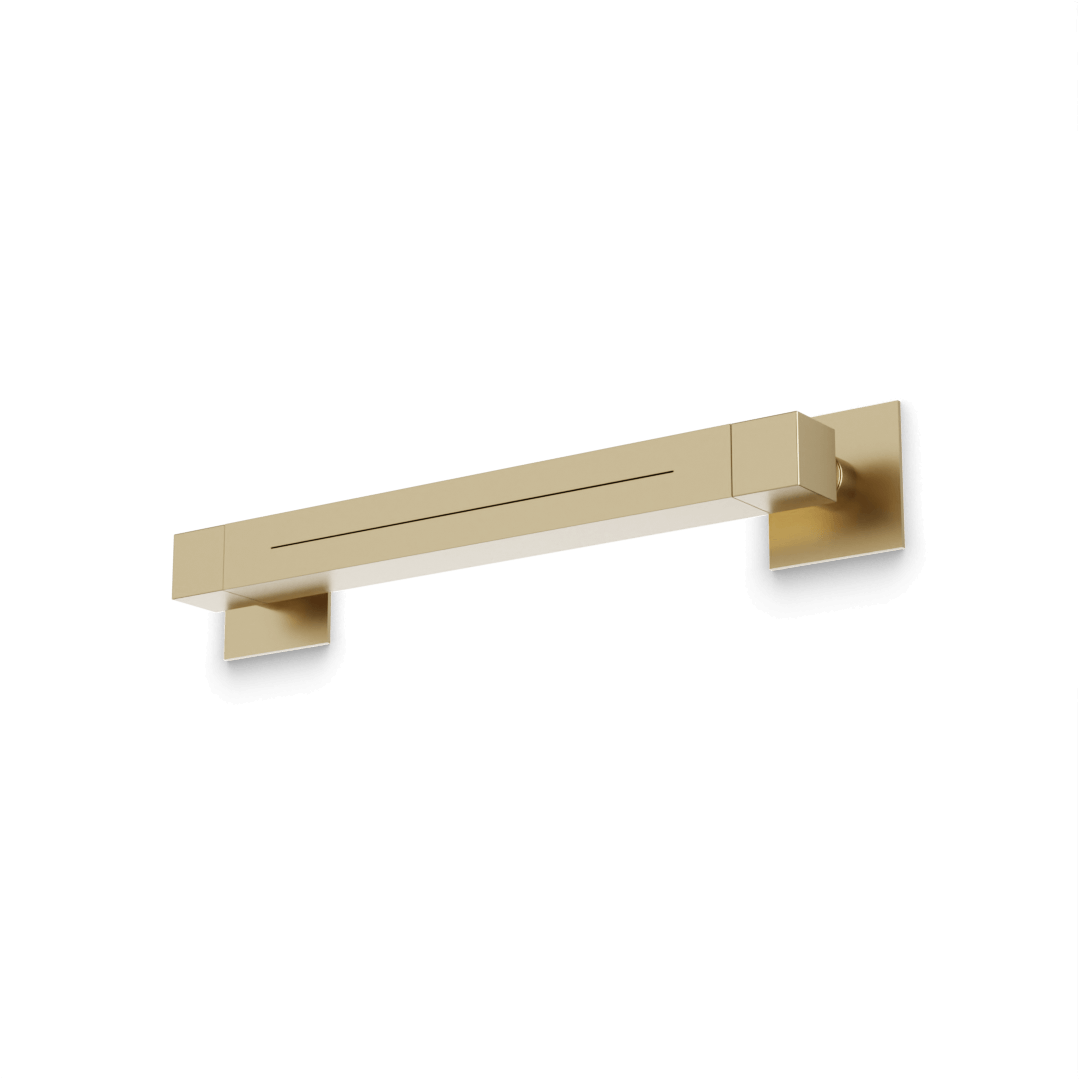Artos Edge Waterfall Shower Head Satin Brass – F203-6SB