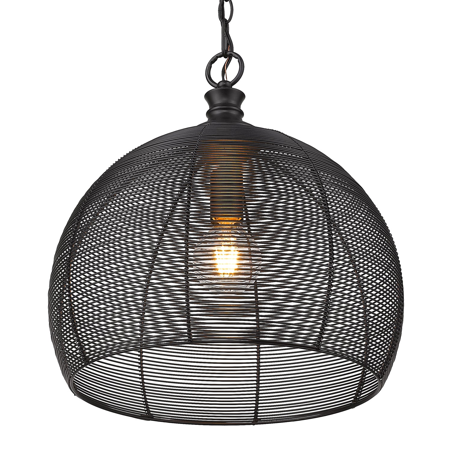 Calypso Medium Pendant in Matte Black