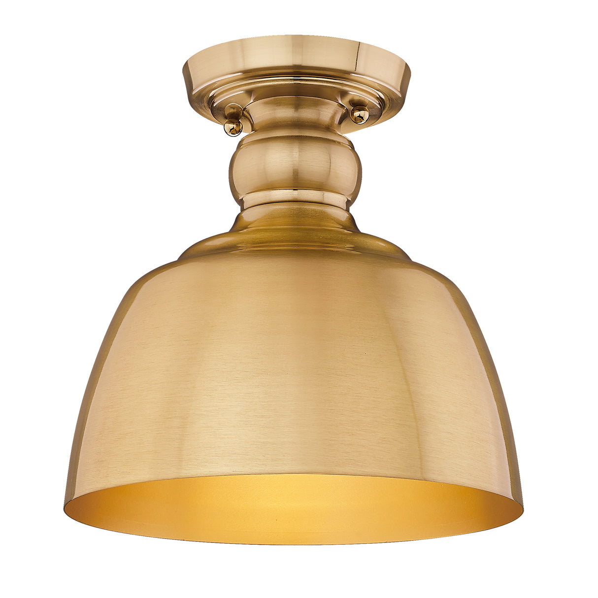 Holmes MBG Flush Mount in Modern Brushed Gold