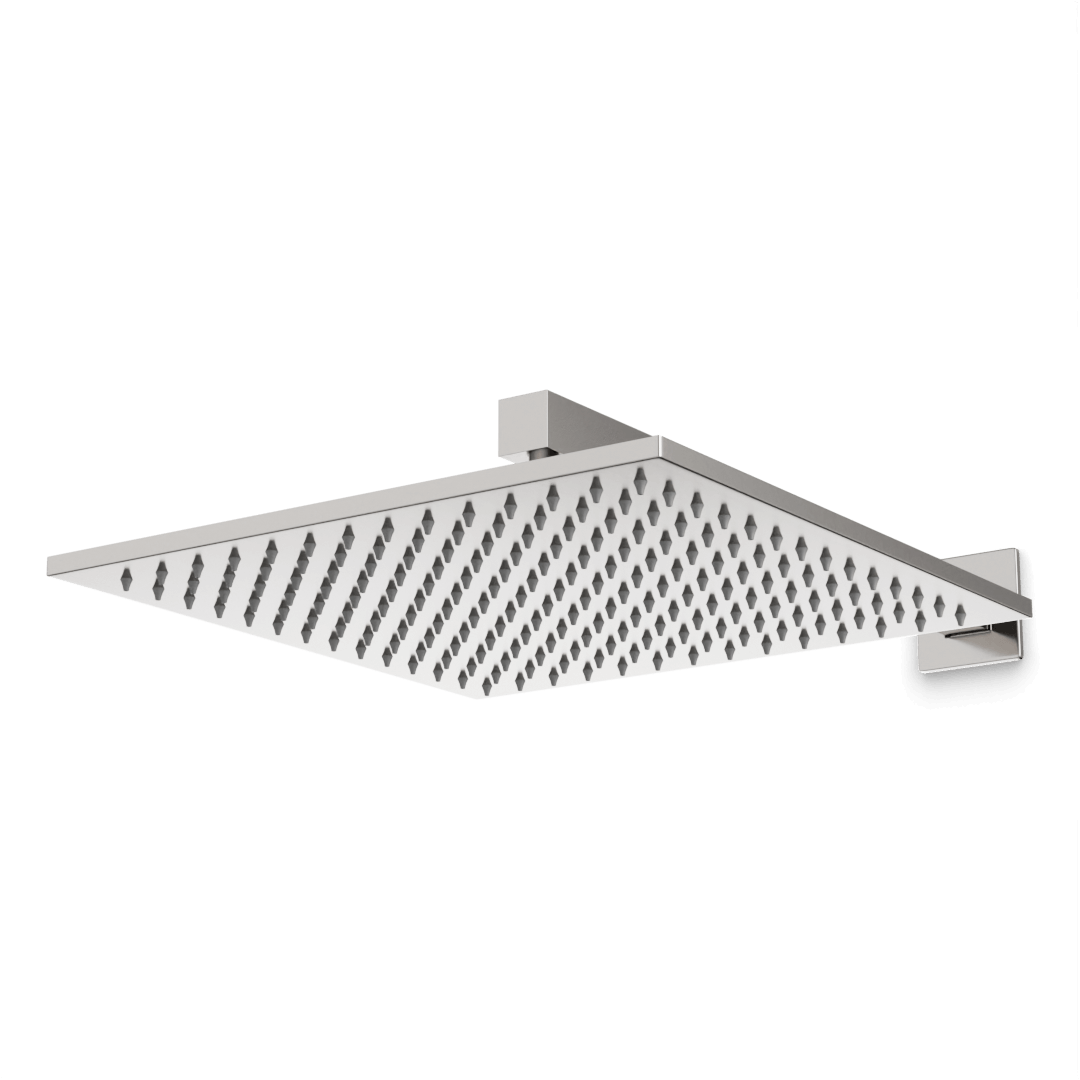 Artos Edge 12" Rain Shower Head on Ceiling Mount Arm Brushed Nickel – F907-22BN