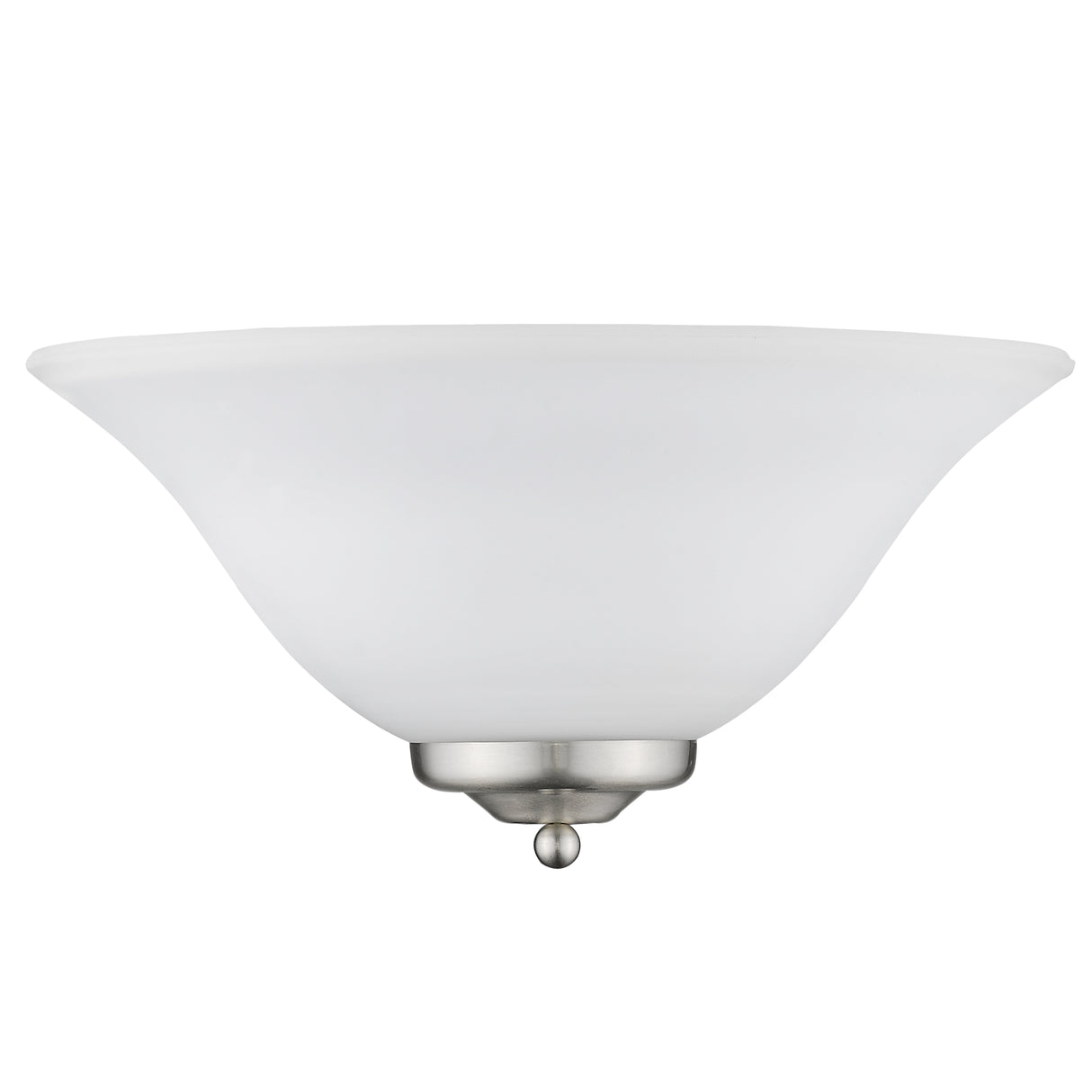 Multi-Family 1 Light Wall Sconce in Pewter with Opal Glass