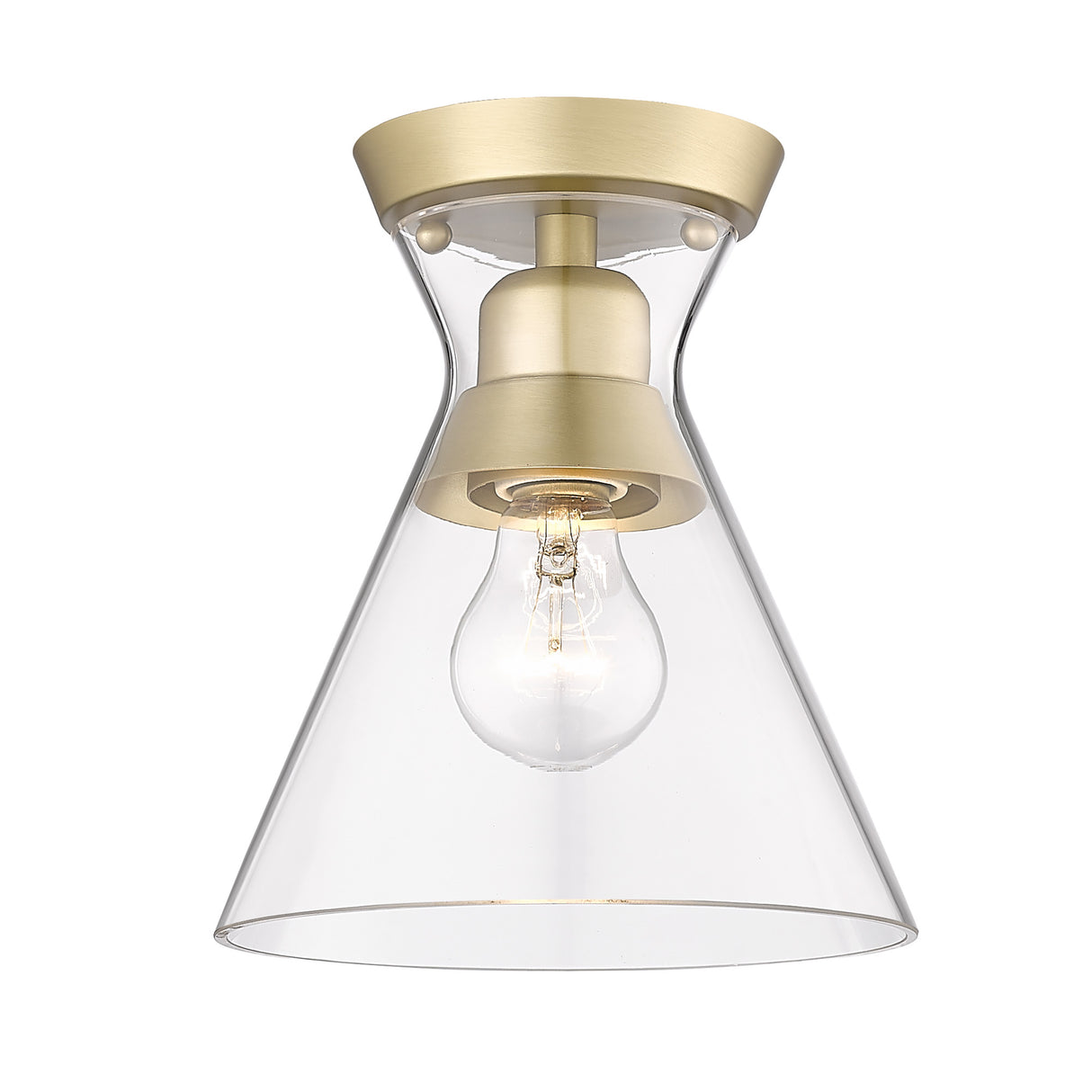 Malta BCB Brushed Champagne Bronze Flush Mount