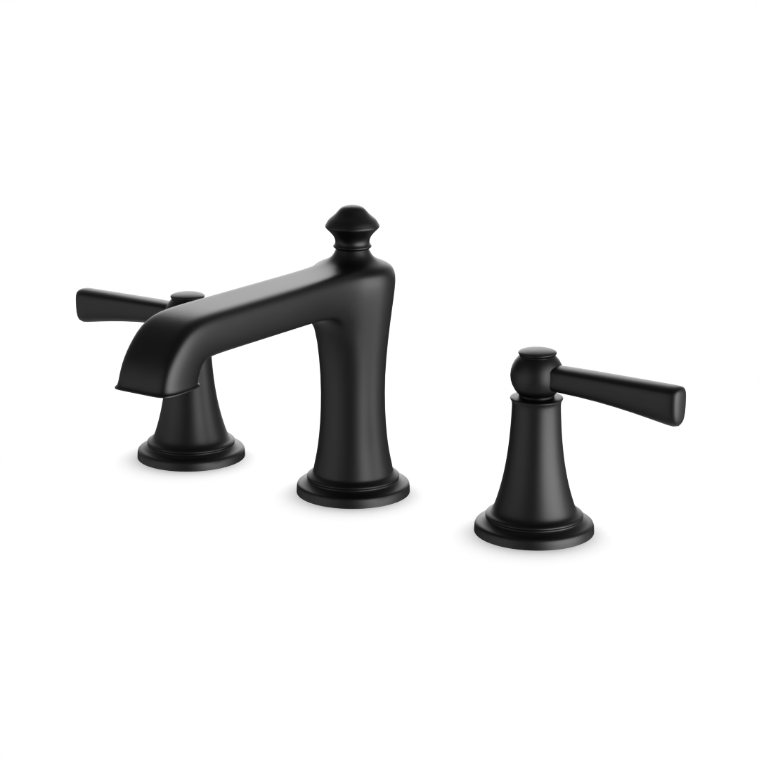 Artos Classic 8" Widespread Bathroom Faucet Matte Black – FS311BK
