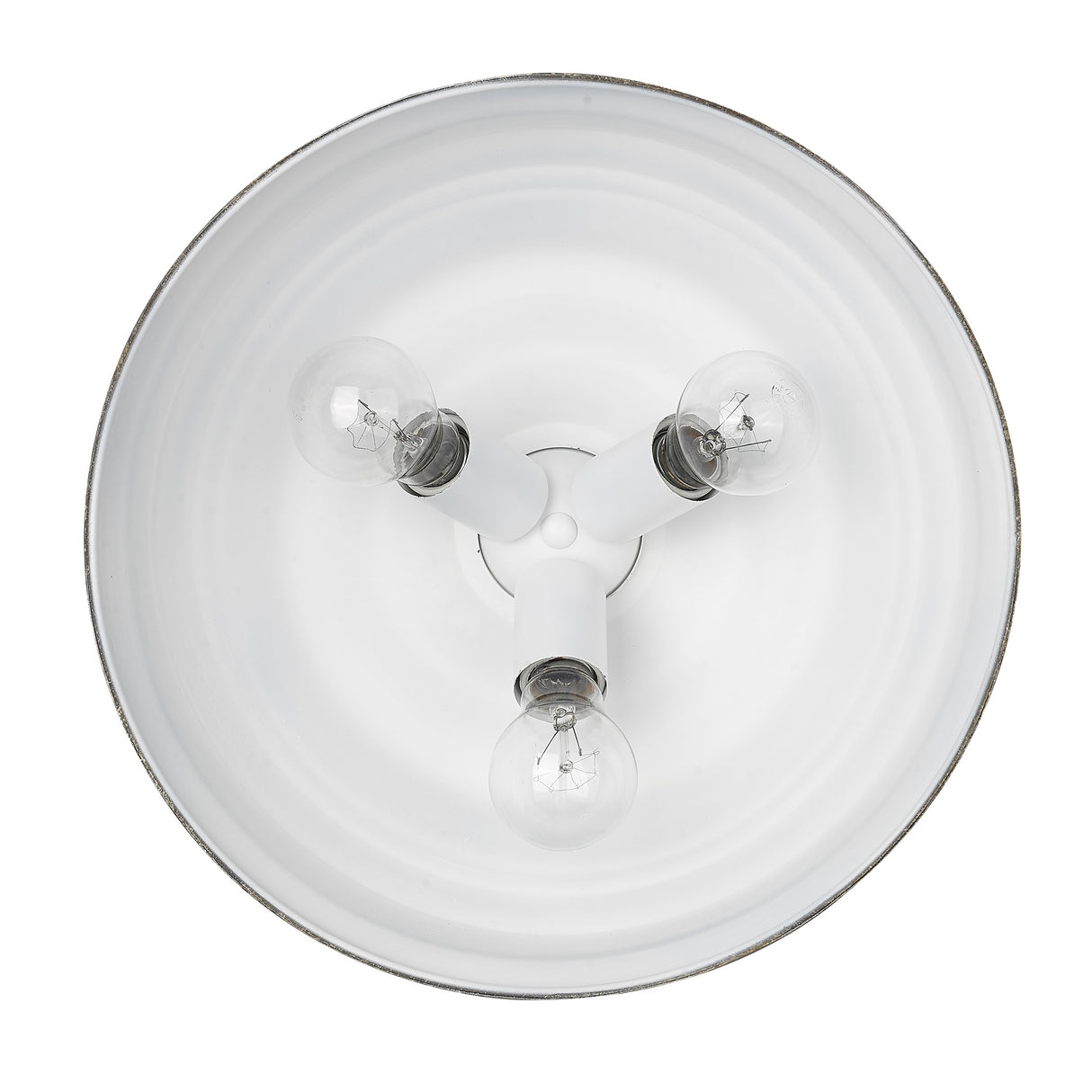 Keating Semi-Flush in Antique Ivory