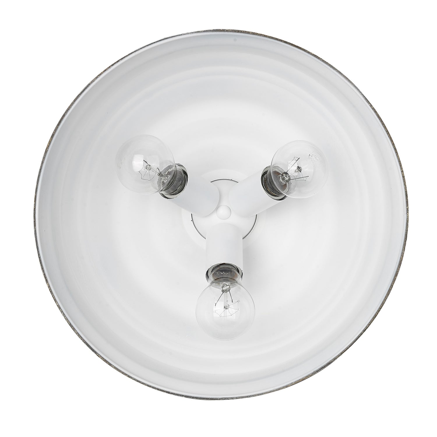 Keating Semi-Flush in Antique Ivory