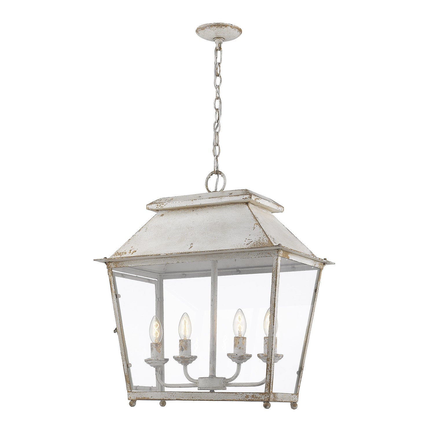 Abingdon 4-Light Pendant in Antique Ivory