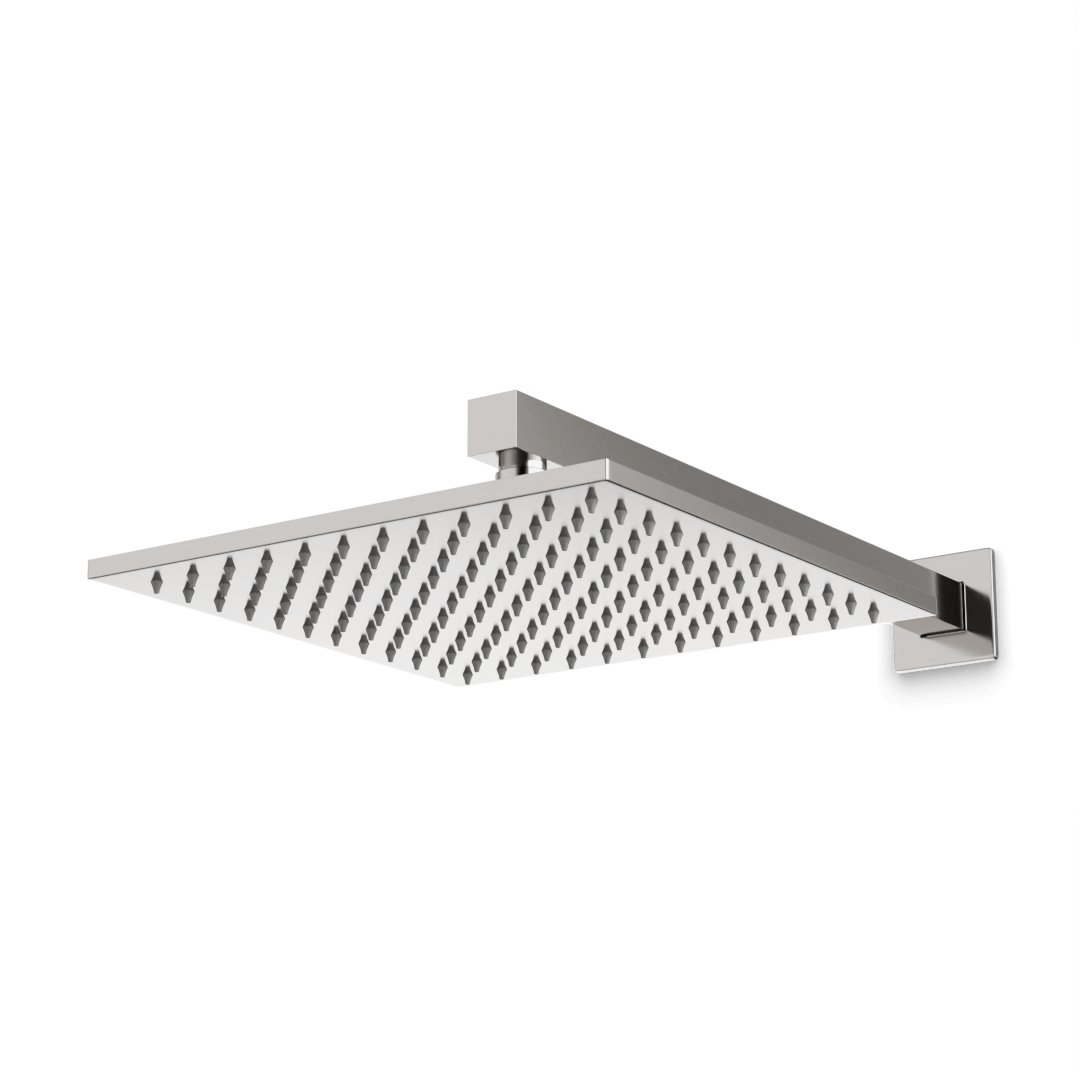 Artos Edge 10" Rain Shower Head on Ceiling Mount Arm Brushed Nickel – F907-50BN