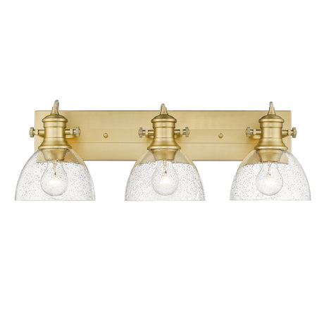 Hines 3-Light Bath Vanity in Brushed Champagne Bronze