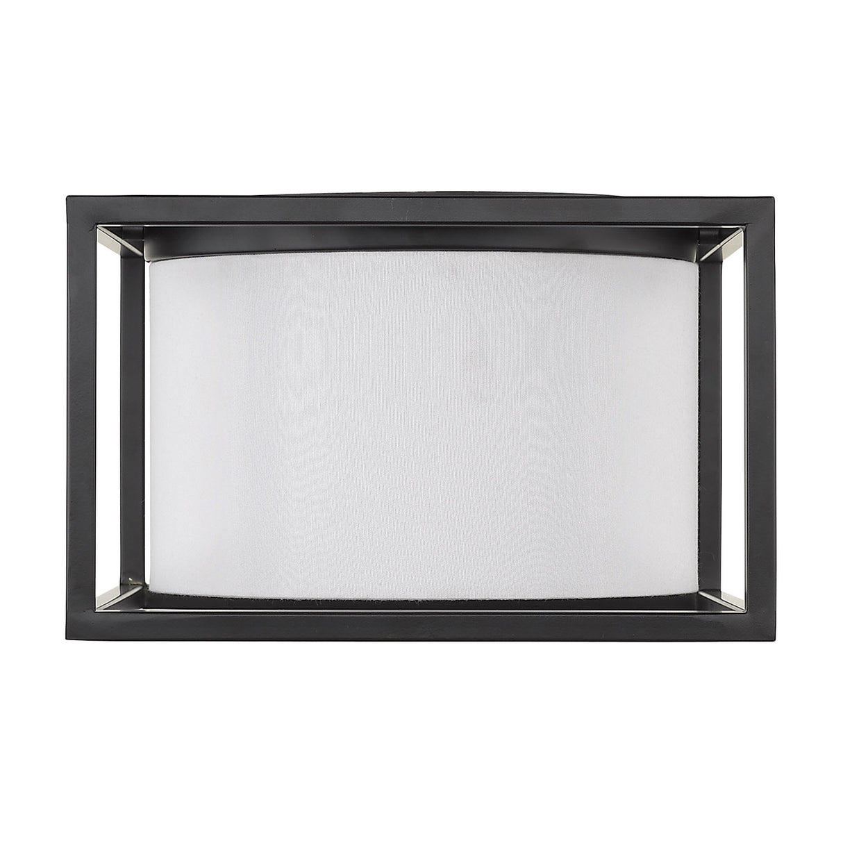 Manhattan Flush Mount in Matte Black