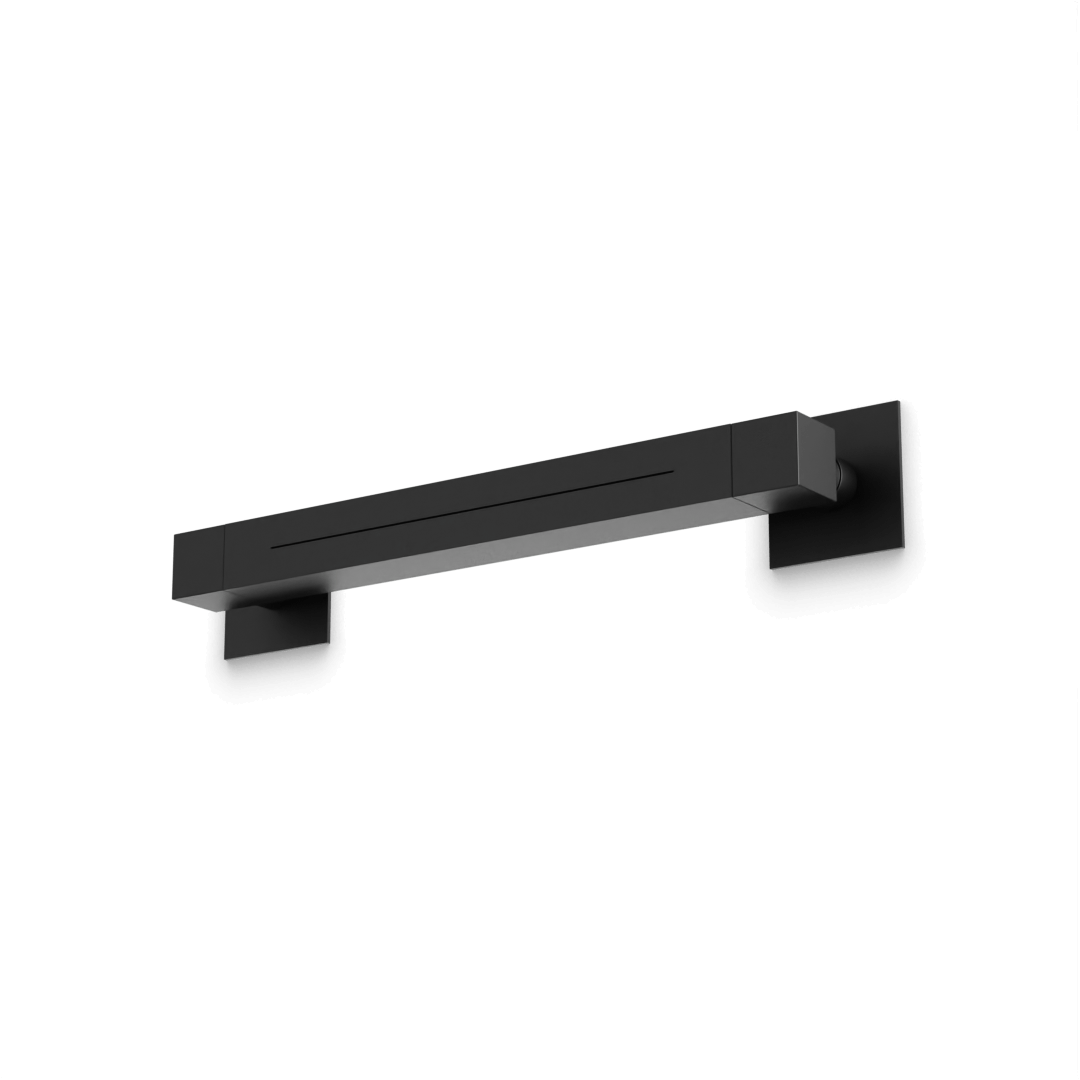Artos Edge Waterfall Shower Head Matte Black – F203-6BK