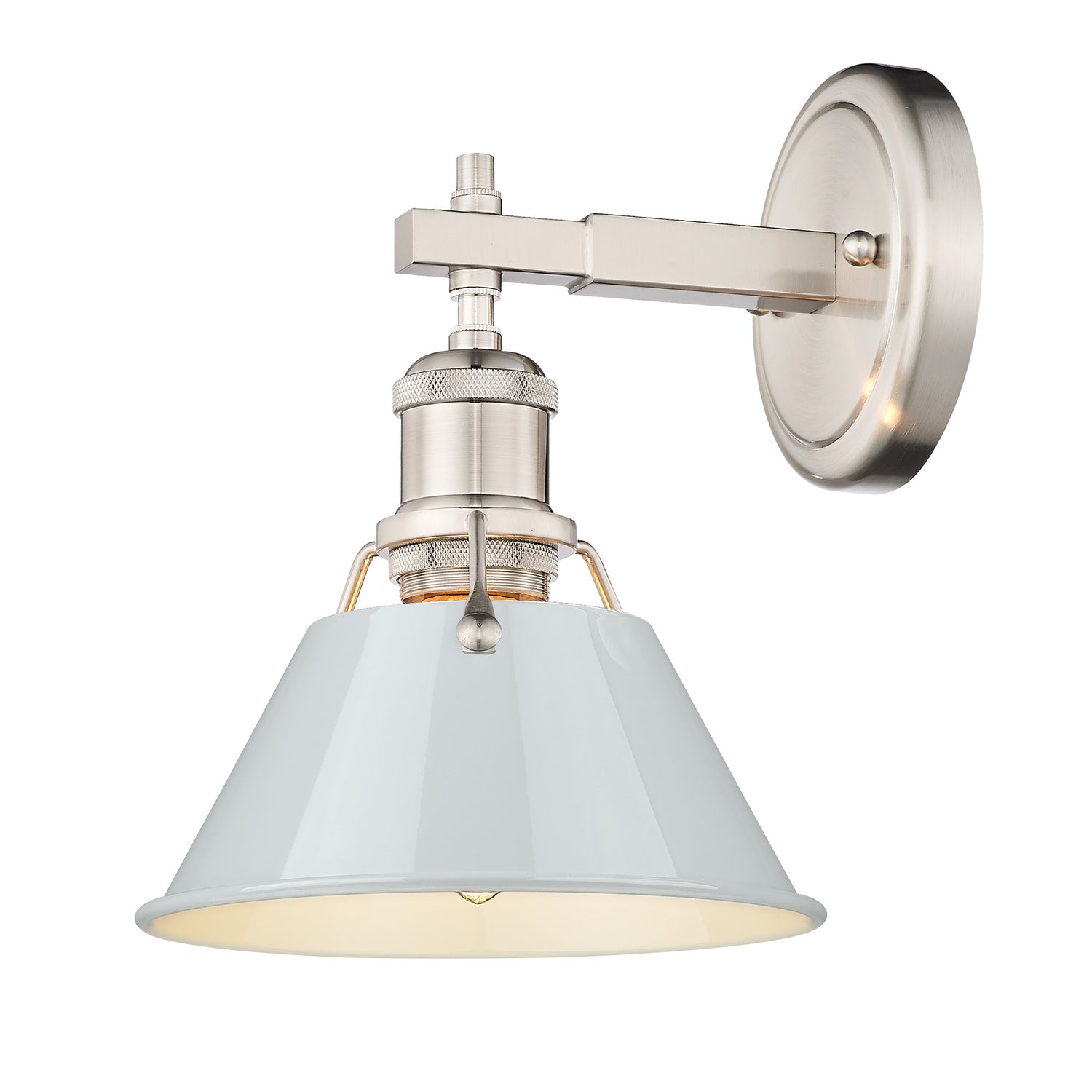 Orwell PW Pewter 1 Light Bath Vanity
