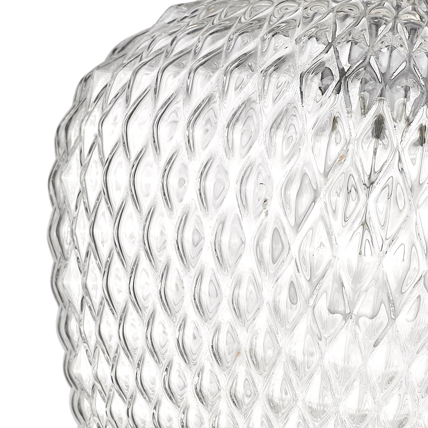 Adeline Medium Pendant in Matte Black with Clear Glass Shade
