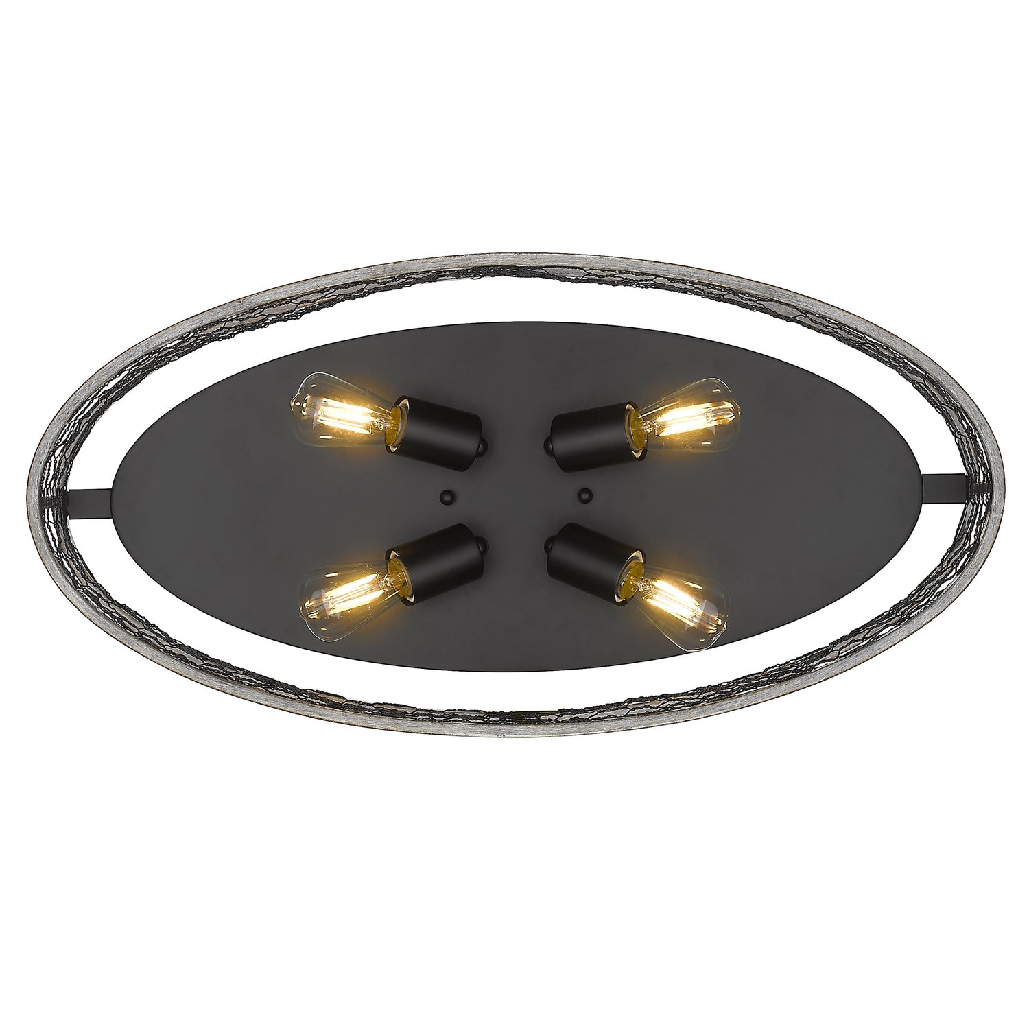 Bailey 24" Flush Mount in Matte Black