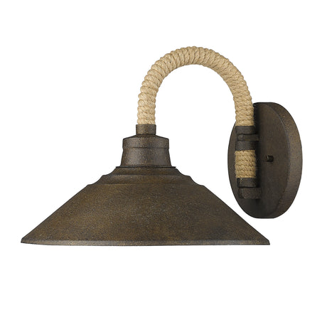 Journey 1 Light Wall Sconce in Dark Rust