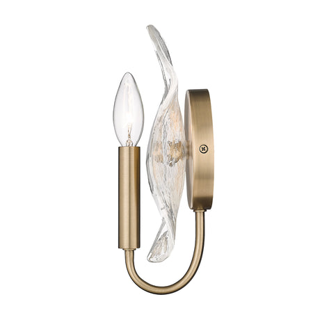 Samara MBS Modern Brass 1 Light Wall Sconce