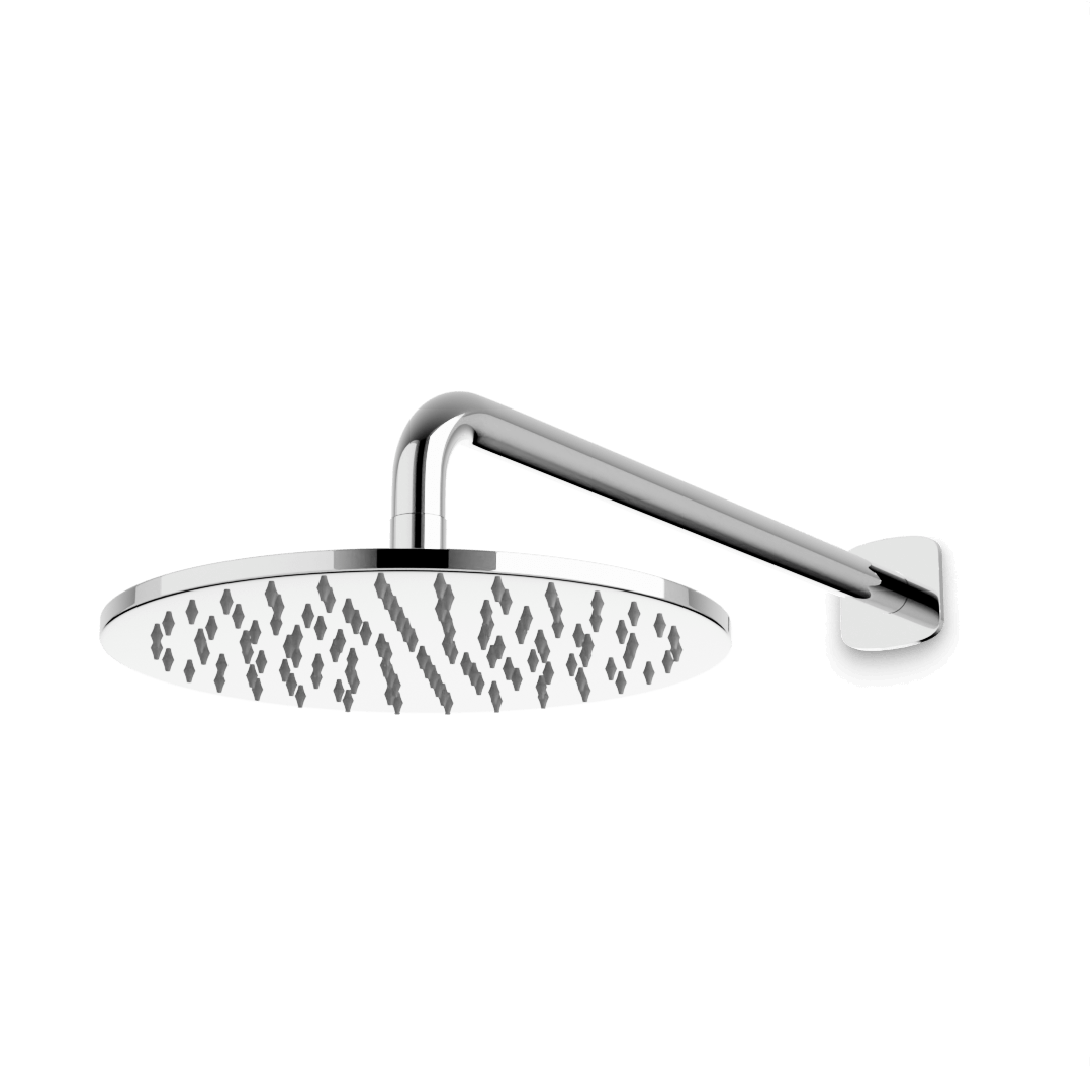 Artos Harmony 10" Rain Shower Head on Wall Mount Arm Chrome – F924W10CH